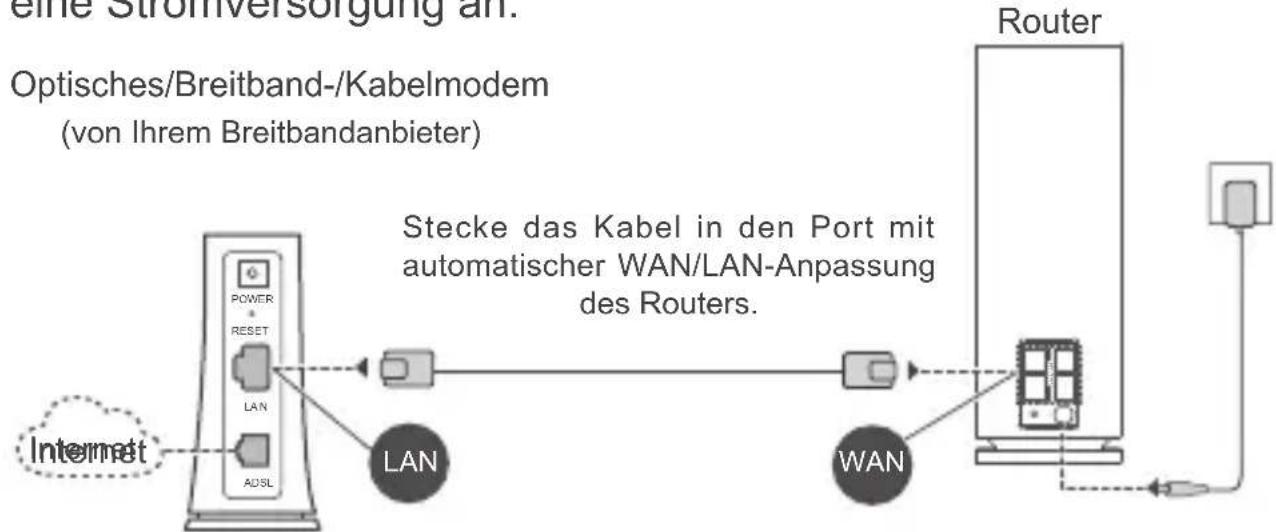 HUAWEI WiFi Mesh 7 - Schritt 2: Anschließen der Kabel - 1
