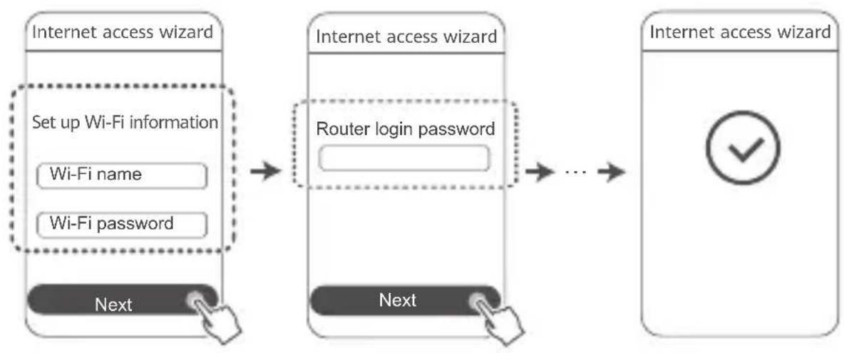 HUAWEI WiFi Mesh 7 - Method 1: Configure the router on the app - 5