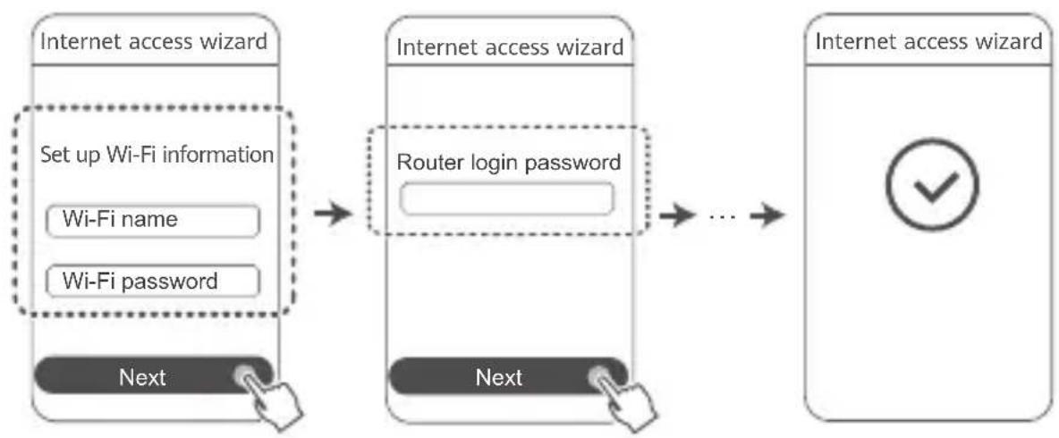 HUAWEI WiFi Mesh 3 - Method 1: Configure the router on the app - 5
