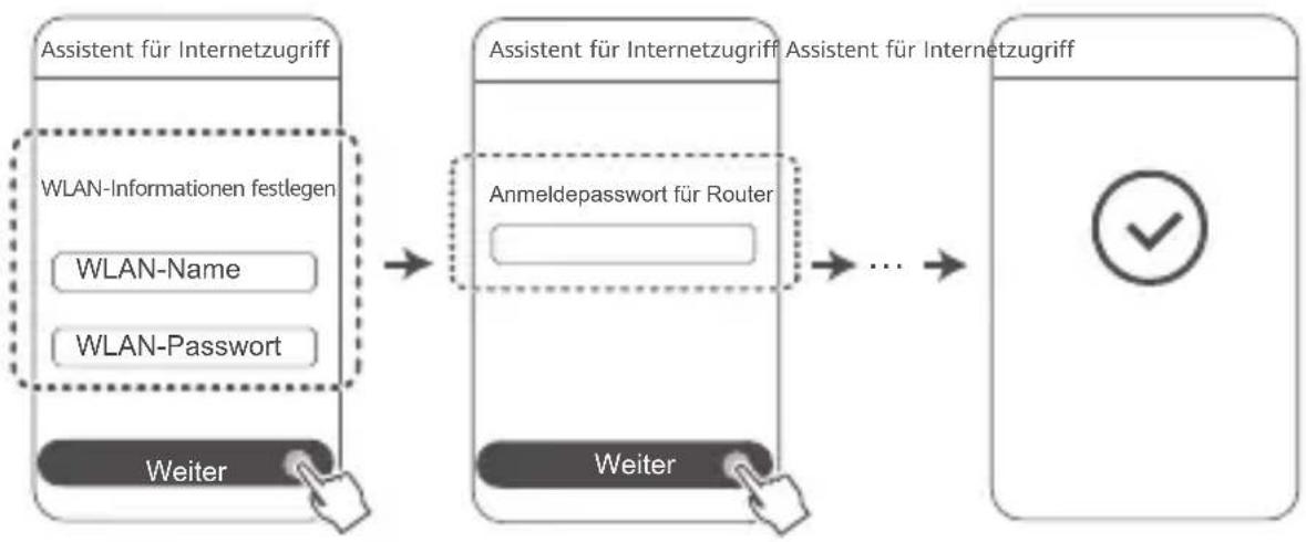 HUAWEI WiFi Mesh 3 - Methode 1: Konfigurieren Sie den Router in der App - 6