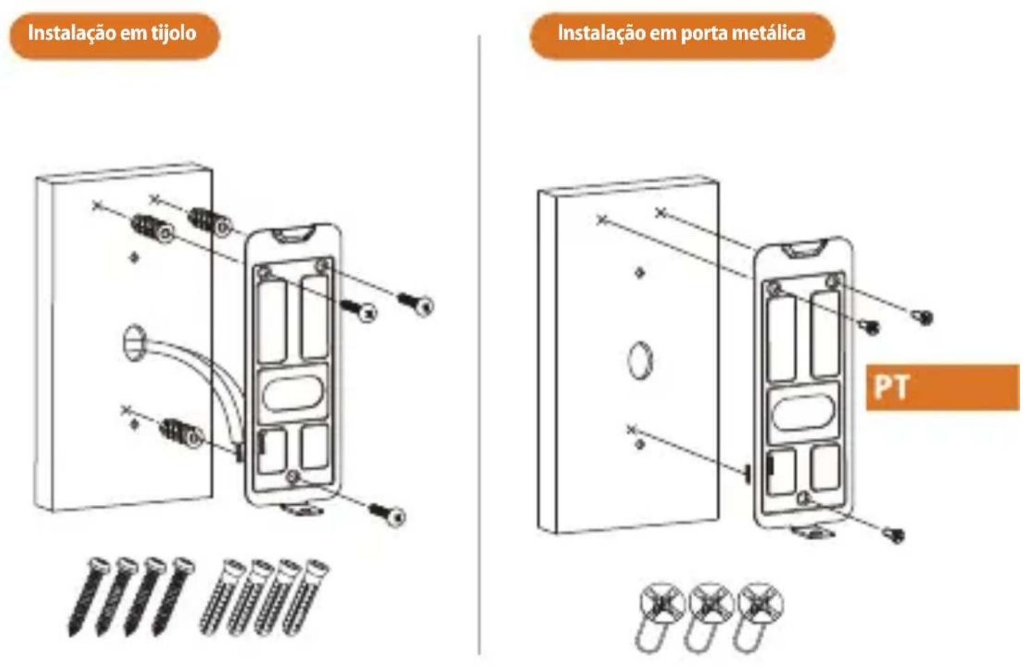IMOU Doorbell Wired - Fixe o suporte de montagem - 1