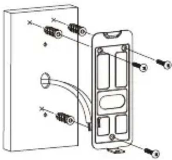IMOU Doorbell Wired - Fixation du support de montage - 1