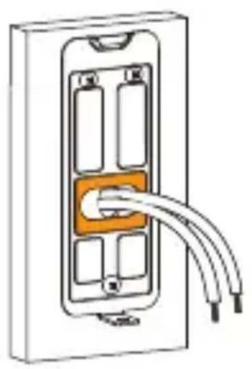 IMOU Doorbell Wired - De montageplaat bevestigen - 2
