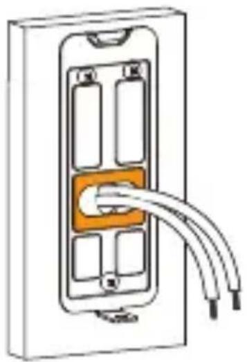 IMOU Doorbell Wired - Fixe o suporte de montagem - 2