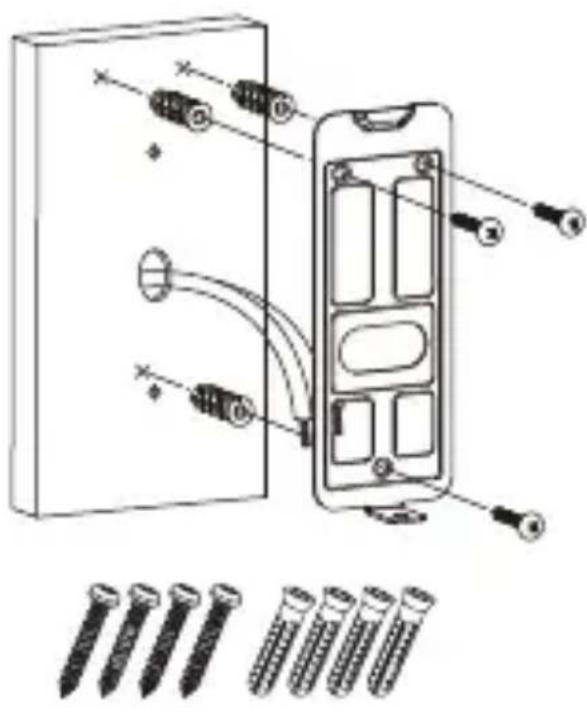 IMOU Doorbell Wired - Secure the mounting bracket - 1