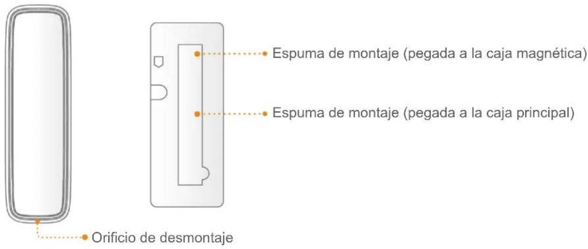 IMOU Door Contact - Caja magnética y espuma de montaje - 1