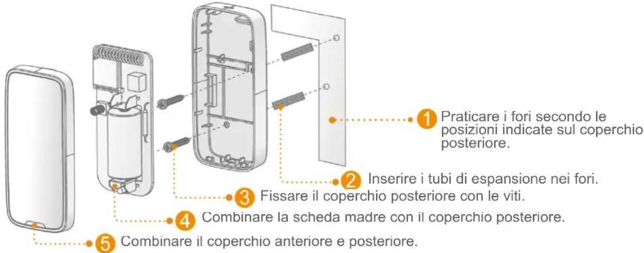 IMOU Door Contact - Installare la scatola principale come indicato di seguito: - 1