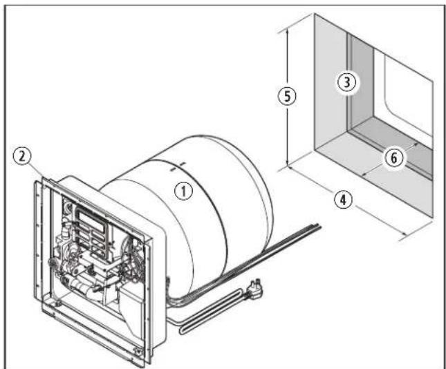 DOMETIC WH6GEA - Preparing the Installation Location - 1