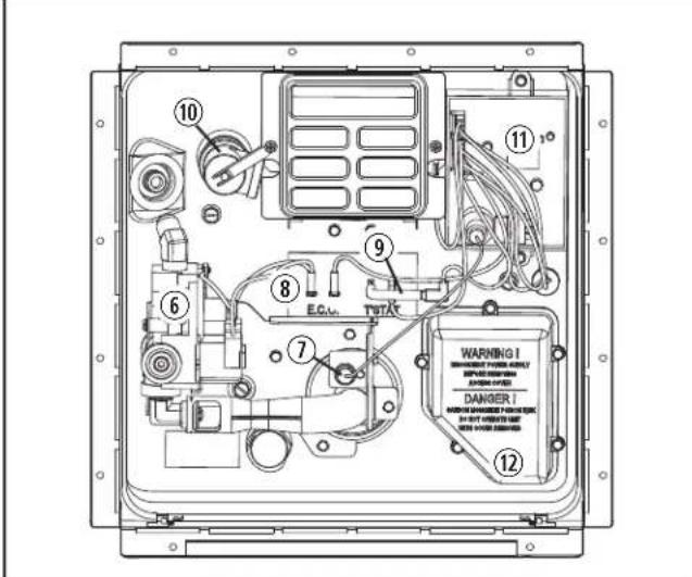 DOMETIC WH6GEA - Component Locations - 2