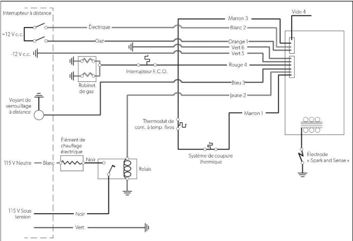 DOMETIC WH6GEA - Diagrammes de câblage - 1