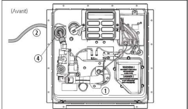 DOMETIC WH6GEA - Installation de la ligne de gaz - 2