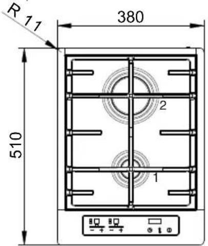BAUMATIC BHG400SS - Posizionamento (Fig. 4) - 4