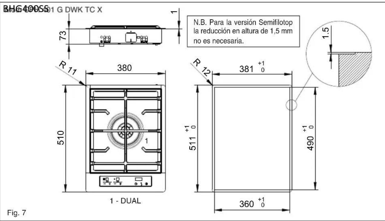 BAUMATIC BHG400SS - Colocacion (Fig. 4) - 4