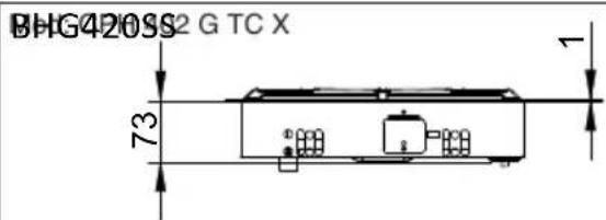 BAUMATIC BHG420SS - Aufstellung (Abb. 4) - 3