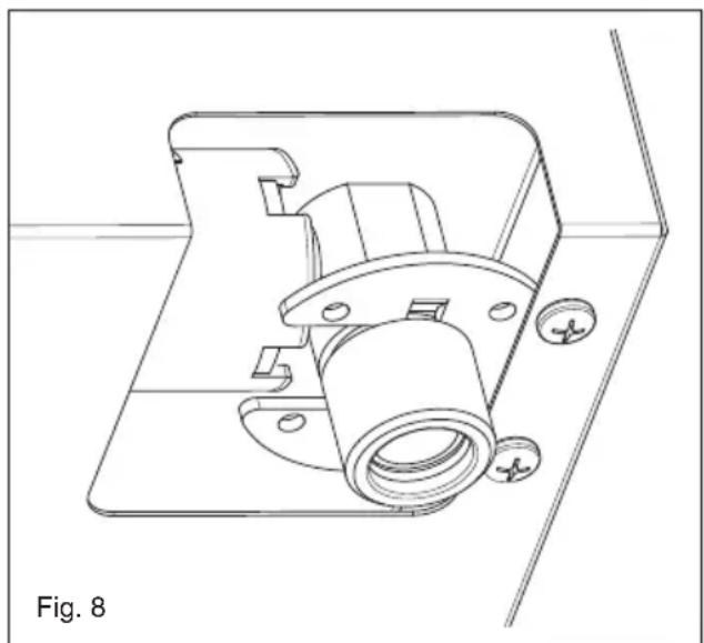 BAUMATIC BHG420SS - Gas connection (Fig. 8) - 1