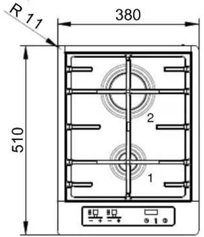 BAUMATIC BHG420SS - Posicionamento (Fig. 4) - 4