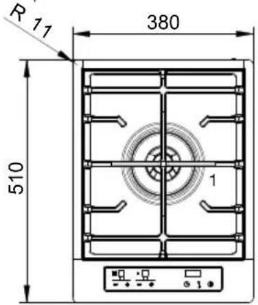BAUMATIC BHG420SS - Positionnement (Fig. 4) - 9