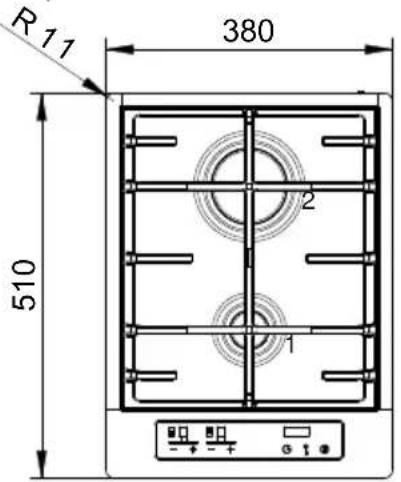 BAUMATIC BHG420SS - Positionnement (Fig. 4) - 5