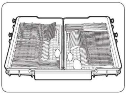 SAMSUNG DW60A6092BB - Cestello superiore - 3