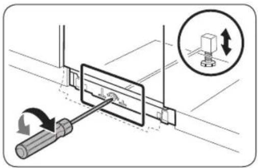 SAMSUNG DW60A6092BB - STEP 6 Level the dishwasher - 2