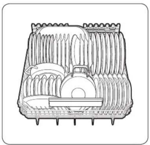SAMSUNG DW60A6092BB - Cestello inferiore - 1
