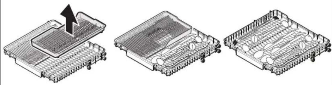 SAMSUNG DW60A6092BB - 3ème bac de panier - 1