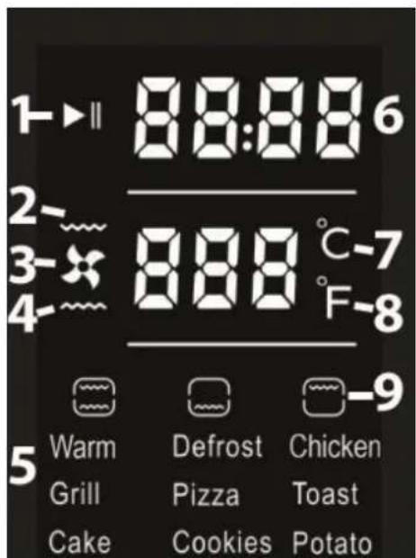 CASO Bake & Style 26 Touch - Display und Bedienpanel - 1