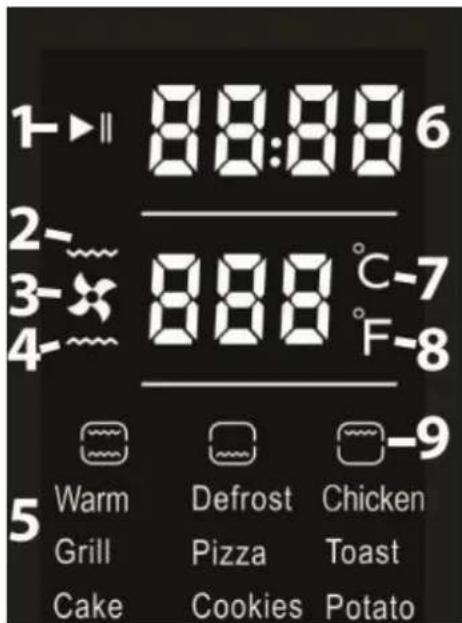 CASO Bake & Style 26 Touch - Display and control panel - 1
