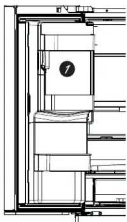 GE Profile PFE28PBLTS - Door ice bin* - 2