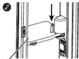 GE Profile PFE28PBLTS - Para colocar la bandeja giratoria en la puerta: - 1