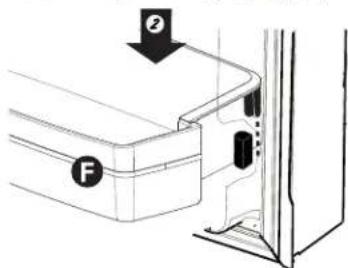 GE Profile PFE28PBLTS - To place bins into doors: - 4