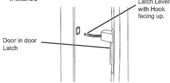 GE GFE26GSKSS - 1a FOR DOOR IN DOOR MODELS ONLY - 1