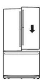 GE GFE26GSKSS - NIVELACION DE LAS PATAS DEL REFRIGERADOR - 1