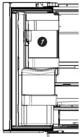 GE GFE26GSKSS - Recipiente de hielo en la puerta* - 2