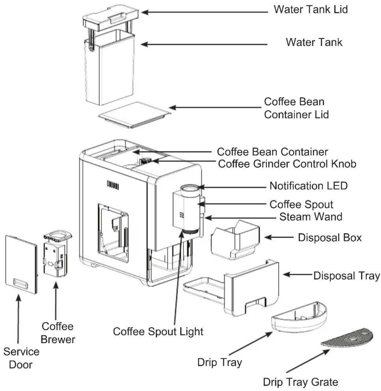 GE Profile P7CEBBS6RBB - Components - 1