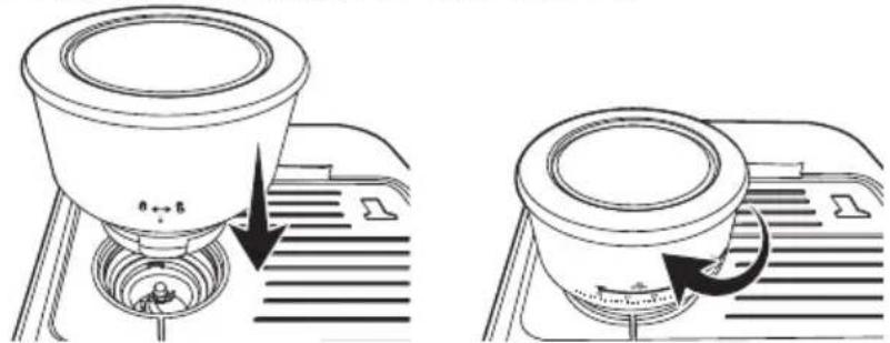 GE Profile P7CESAS6RBB - Trémie des grains de café - 1