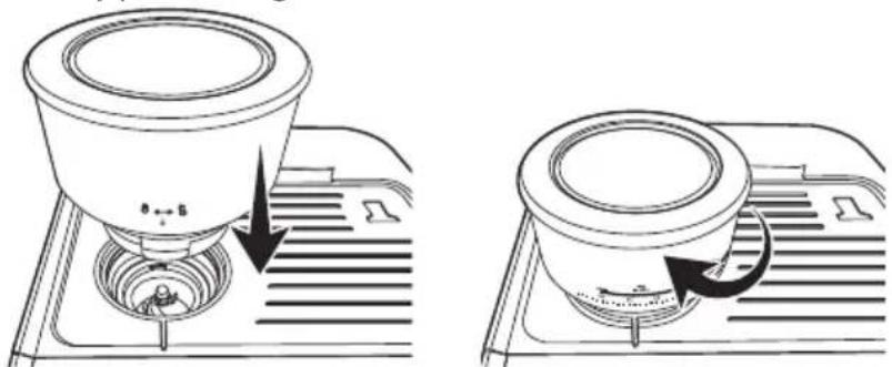 GE Profile P7CESAS6RBB - Coffee Bean Hopper - 1
