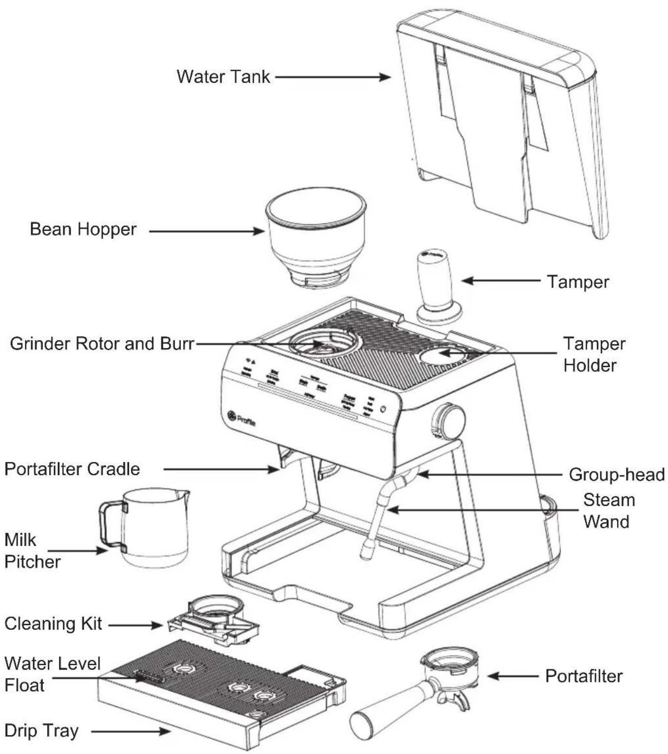 GE Profile P7CESAS6RBB - Components - 1