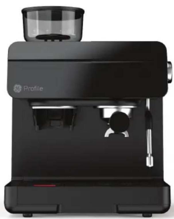 GE Profile P7CESAS6RBB - MACHINE À EXPRESSO SEMI-AUTOMATIQUE AVEC MOUSSEUR À LAIT - 1