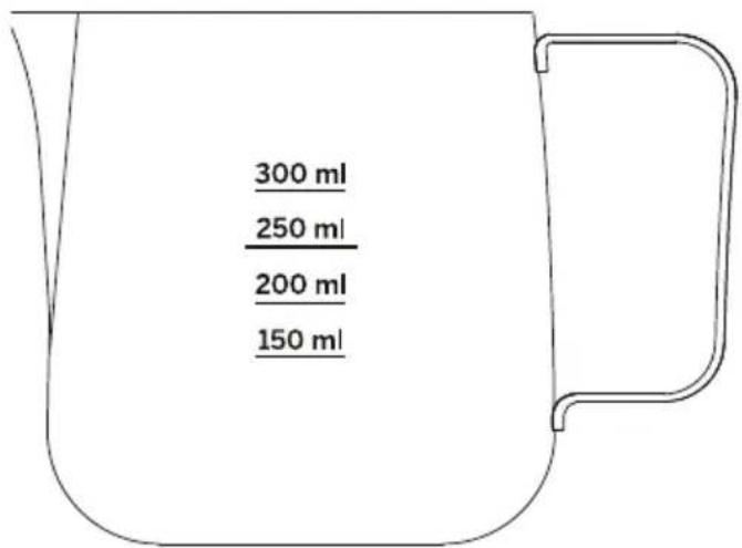 300 ml 250 ml 200 ml 150 ml