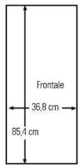 GE GSS25LSQSS - Dimensioni pannelli di rivestimento (solo modelli PIG21 e PCG21) - 4