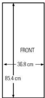 GE GSS25LSQSS - Dimensions for Custom Wood Panels - 4