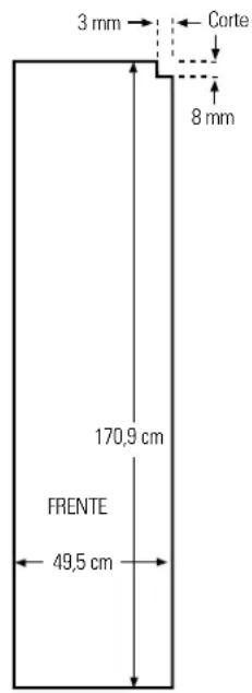 GE GSS25LSQSS - Dimensiones de los paneles de madera hechos a medida - 3