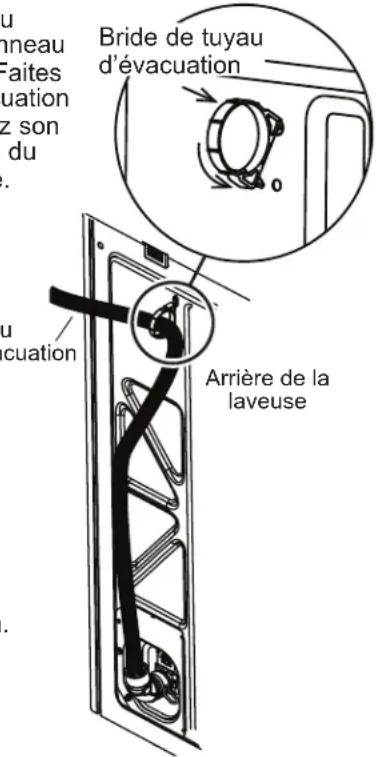 GE Profile PTW605BSRWS - RACCORDEMENT DES FLEXIBLES D'EAU AUX ROBINETS D'ADMISSION - 2