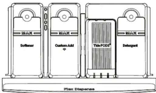 GE Profile PTW605BSRWS - Flex Dispense Printer (PTW600 et PT605 modèles seulement) - 1