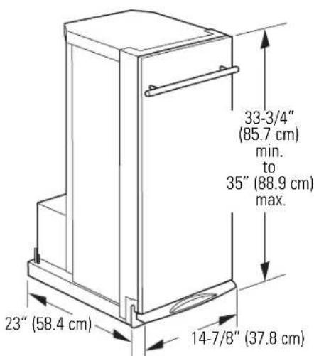 GE Profile GCG1700LII - PRODUCT DIMENSIONS AND CLEARANCES - 2