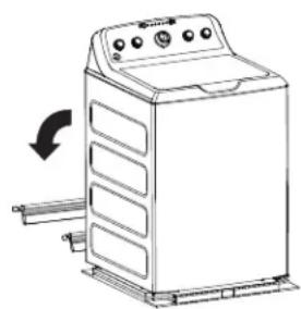 GE Profile PTW600BPRDG - REMOVE THE BASE - 1