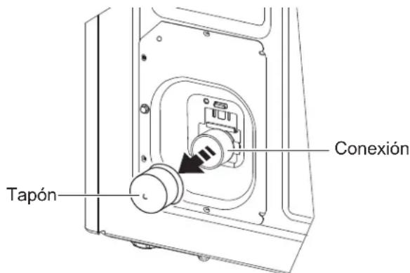 GE Profile PTW600BPRDG - CONNECTE LA MANGUERA DE DESAGUE A LA LAVADORA - 1