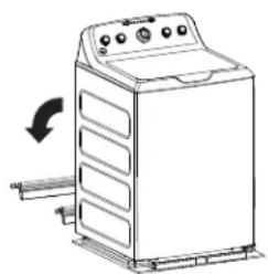 GE Profile PTW600BPRDG - ENLÉVEMENT DE LA BASE - 1