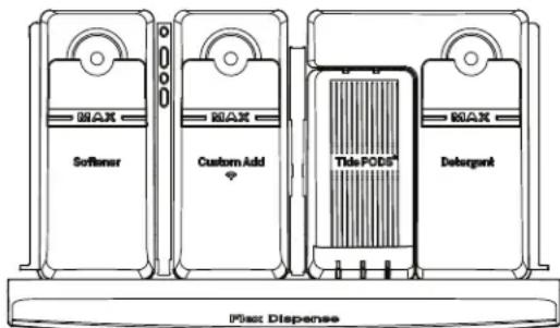 GE Profile PTW600BPRDG - Flex Dispense Printer (PTW600 and PT605 models only) - 1